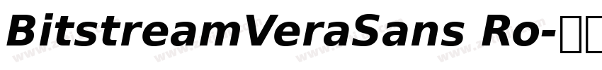 BitstreamVeraSans Ro字体转换
